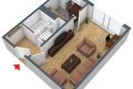 Etagenwohnung Zeitz - 1 Zimmer, 35 m&sup2;, 210&euro; | Angebot:8833150