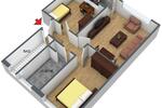 Etagenwohnung Zeitz - 3 Zimmer, 65 m&sup2;, 308&euro; | Angebot:19517927