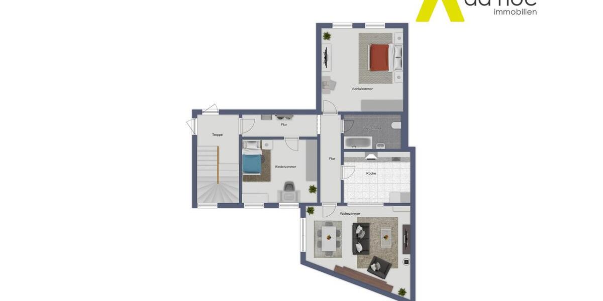 Etagenwohnung Zeitz - 3 Zimmer, 92 m&sup2;, 400&euro; | Angebot:23002156