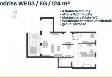 Wohnung Crimmitschau - 4 Zimmer, 124 m&sup2;, 1.054&euro; | Angebot:27352042